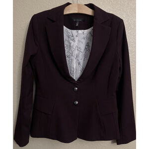 Women's Dark Purple Blazer